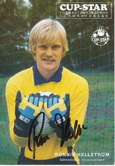 Ronnie Hellström † 2022  FC Kaiserslautern &  Schweden  Fußball Autogrammkarte original signiert 