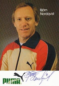 Björn Nordqvist   Schweden  Fußball Autogrammkarte original signiert 