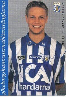Mikael Nilsson  IFK Göteborg  Schweden  Fußball Autogrammkarte original signiert 
