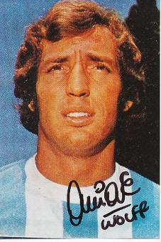 Enrique Wolff  Argentinien  WM 1974  Fußball  Autogramm Foto  original signiert 