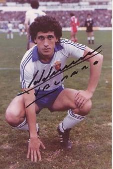 Jorge Valdano  Argentinien Weltmeister WM 1986 Fußball  Autogramm Foto  original signiert 