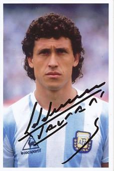 Jorge Valdano  Argentinien Weltmeister WM 1986 Fußball  Autogramm Foto  original signiert 