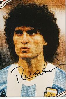Oscar Ruggeri  Argentinien Weltmeister WM 1986 Fußball  Autogramm Foto  original signiert 