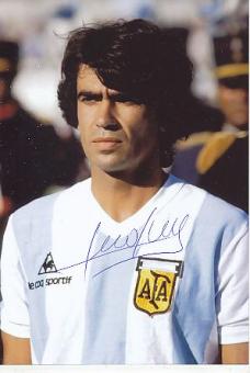 Jorge Olguin  Argentinien Weltmeister WM 1978 Fußball  Autogramm Foto  original signiert 