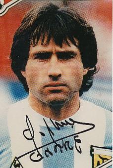 Oscar Garre  Argentinien Weltmeister WM 1986 Fußball  Autogramm Foto  original signiert 