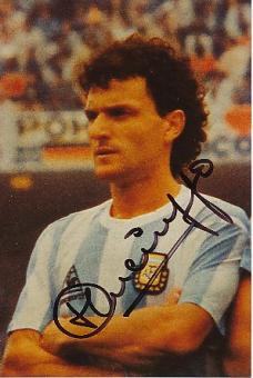 Jose Luis Cuciuffo † 2004  Argentinien Weltmeister WM 1986 Fußball  Autogramm Foto  original signiert 