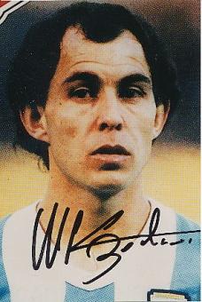 Ricardo Bochini  Argentinien Weltmeister WM 1986 Fußball  Autogramm Foto  original signiert 