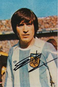 Oscar Alberto Ortiz Argentinien Weltmeister WM 1978 Fußball  Autogramm Foto  original signiert 