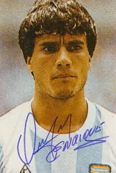 Hector Enrique  Argentinien Weltmeister WM 1986 Fußball  Autogramm Foto  original signiert 