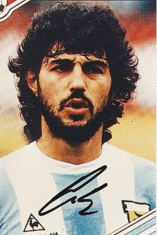 Ricardo Giusti  Argentinien Weltmeister WM 1986 Fußball  Autogramm Foto  original signiert 