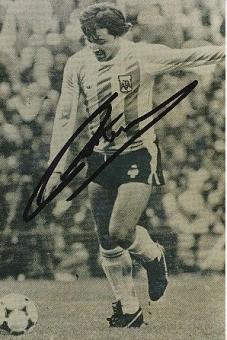 Daniel Bertoni  Argentinien Weltmeister WM 1978 Fußball  Autogramm Foto  original signiert 