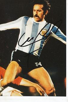 Leopoldo Luque † 2021  Argentinien Weltmeister WM 1978 Fußball  Autogramm Foto  original signiert 