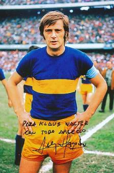 Silvio Marzolini † 2020  Argentinien WM 1966  Fußball  Autogramm Foto  original signiert 