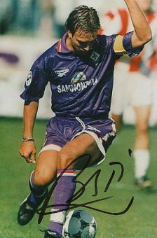 Gabriel Batistuta  AC Florenz  Argentinien  Fußball  Autogramm Foto  original signiert 