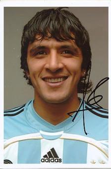 Lucho Gonzalez  Gold Olympia 2004  Argentinien WM 2006  Fußball  Autogramm Foto  original signiert 