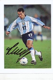 Gustavo Lopez  Argentinien WM 2002  Fußball  Autogramm Foto  original signiert 