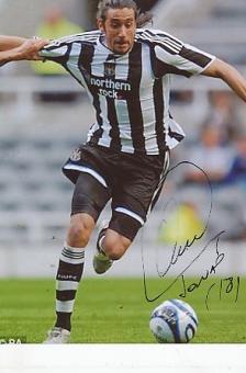 Jonas Guiterrez Newcastle United  Argentinien  Fußball  Autogramm Foto  original signiert 