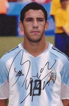 Maxi Rodriguez  Argentinien WM 2014  Fußball  Autogramm Foto  original signiert 