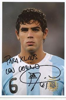 Federico Fazio   Argentinien WM 2014  Fußball  Autogramm Foto  original signiert 