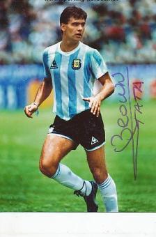 Jose Luis Brown † 2019   Argentinien Weltmeister WM 1986  Fußball  Autogramm Foto  original signiert 