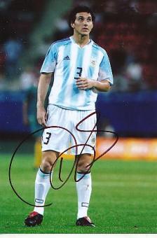 Nicolas Burdisso  Argentinien WM 2006  Fußball  Autogramm Foto  original signiert 