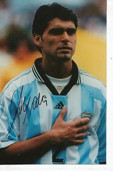 Roberto Ayala  Argentinien WM 2002  Fußball  Autogramm Foto  original signiert 
