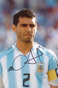 Roberto Ayala  Argentinien WM 2002  Fußball  Autogramm Foto  original signiert 