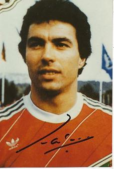 Augusto Inacio  Portugal EM 1984  Fußball Autogramm Foto original signiert 