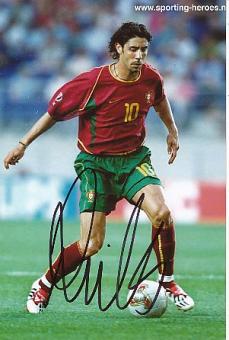 Rui Costa  Portugal WM 2002  Fußball Autogramm Foto original signiert 