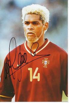 Abel Xavier  Portugal WM 2002  Fußball Autogramm Foto original signiert 