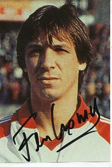 Fernando Gomes † 2022  Portugal WM 1986  Fußball Autogramm Foto original signiert 