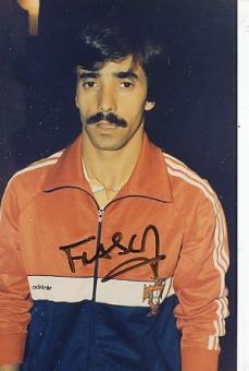 Frasco Portugal EM 1984  Fußball Autogramm Foto original signiert 