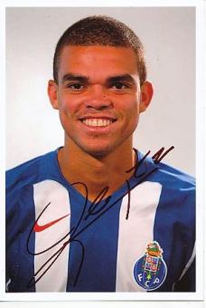 Pepe   FC Porto  Fußball Autogramm Foto original signiert 
