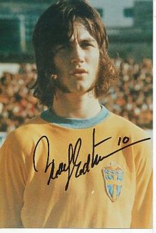 Ralf Edström  Schweden WM 1974  Fußball Autogramm Foto original signiert 