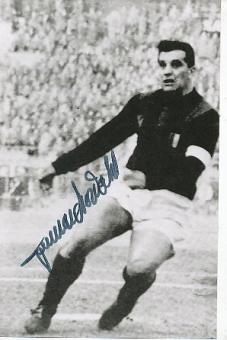 Gunnar Nordahl † 1995  AC Mailand  Schweden Olympia Gold 1948  Fußball Autogramm Foto original signiert 