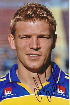 Marcus Allbäck   Schweden  WM 2002  Fußball Autogramm Foto original signiert 