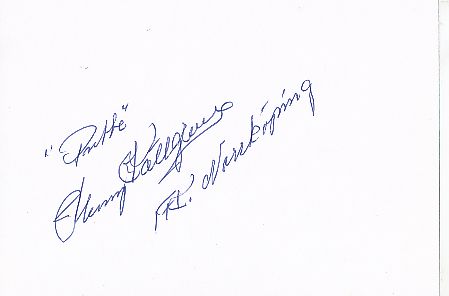 Henry Källgren † 2005  Schweden WM 1958   Fußball Autogramm Karte  original signiert 