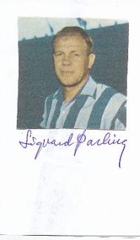 Sigvard Parling † 2016 Schweden WM 1958   Fußball  Autogramm Blatt original signiert 