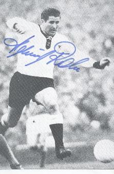 Helmut Rahn † 2003  DFB Weltmeister WM 1954  Fußball Autogrammkarte  original signiert 