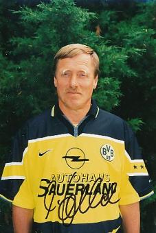Siegfried Held  BVB Borussia Dortmund  Fußball Autogramm Foto original signiert 