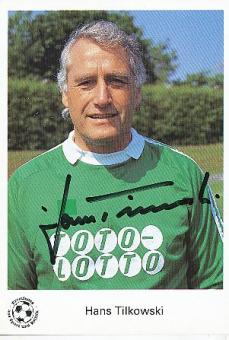 Hans Tilkowski † 2012  Toto Lotto  DFB  WM 1966 Fußball Autogrammkarte original signiert 