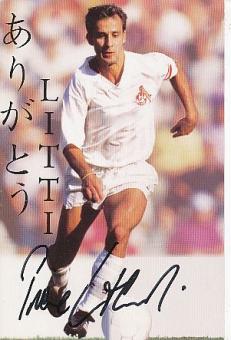 Pierre Littbarski  DFB Weltmeister WM 1990  &  FC Köln  Fußball Autogrammkarte  original signiert 