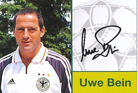 Uwe Bein   DFB Weltmeister WM 1990  &  FC Köln  Fußball Autogrammkarte  original signiert 