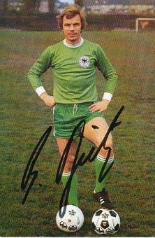 Bernard Dietz  DFB   Fußball Autogrammkarte  original signiert 