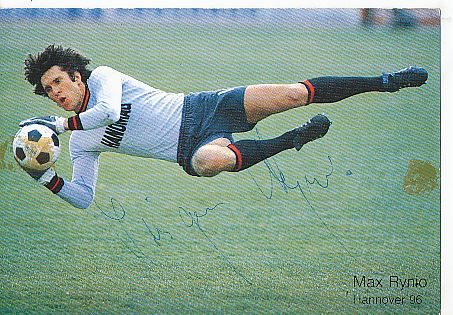 Max Rynio  Hannover 96  Fußball Autogrammkarte  original signiert 
