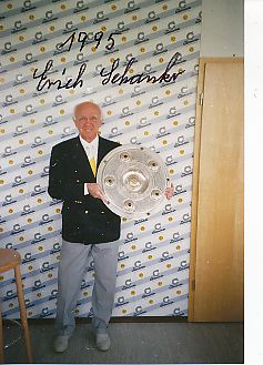 Erich Schanko † 2005  Borussia Dortmund  Fußball Autogramm Foto original signiert 