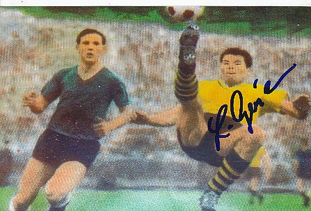 Lothar Geisler † 2019  Borussia Dortmund  Fußball Autogramm Foto original signiert 