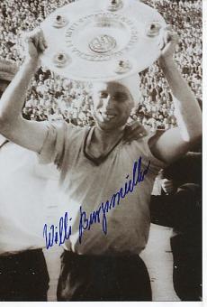 Wilhelm "Willi" Burgsmüller  Borussia Dortmund  Fußball Autogramm Foto original signiert 