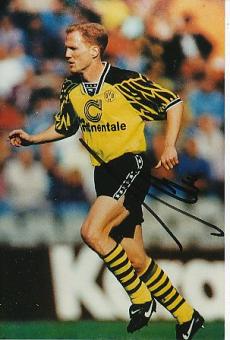 Matthias Sammer  BVB  Borussia Dortmund  Fußball Autogramm Foto original signiert 