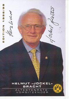 Helmut Bracht † 2011  BVB Borussia Dortmund  Fußball Autogrammkarte original signiert 